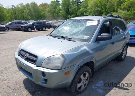 2007 Hyundai Tucson Gls из США, поврежденный, VIN KM8JM12B97U498100